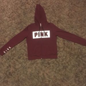 PINK Maroon Size Medium Sweater